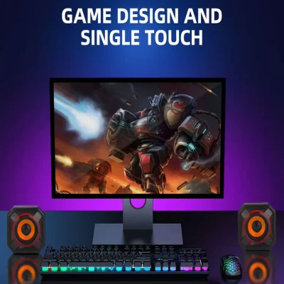 ابعاد جمع‌وجور اسپیکر JERTECH S2، مناسب برای میز کار و حمل آسان