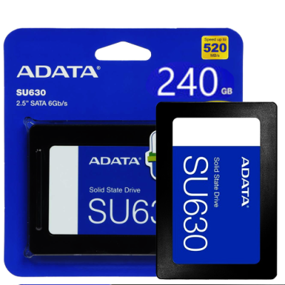 هارد SSD ای دیتا هارد SSD ای دیتا مدل SU630 با ظرفیت ۲۴۰ گیگابایت و رابط SATA 3.0 ✅ تصویر ۲ (اتصال SSD به مادربرد و لپ‌تاپ): نحوه اتصال S