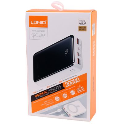 پاور بانک بی سیم فست شارژ الدینیو PQ18 QC3.0 PD 22.5W ظرفیت 20000 میلی آمپر ساعت - تخفیف دار | فروشگاه اینترنتی بلوری