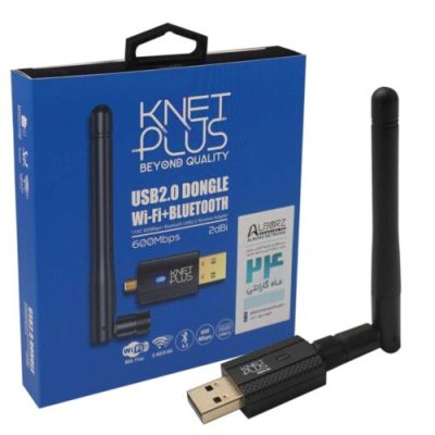 کارت شبکه و دانگل بلوتوثی کی نت پلاس مدل KNET Plus DUWB6002DB 600MB - گارانتی دار | فروشگاه اینترنتی بلوری
