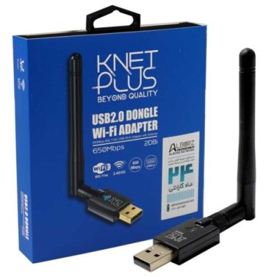 کارت شبکه کی نت پلاس مدل KNET-Plus DUW6502DB USB2.0 W652 11AC - گارانتی دار | فروشگاه اینترنتی بلوری