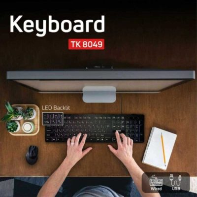 کیبورد سیم دار تسکو مدل TSCO TK8049 - تخفیف دار | فروشگاه اینترنتی بلوری