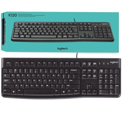 کیبورد سیم دار لاجیتک مدل LOGITECH K120 - خرید آنلاین | فروشگاه اینترنتی بلوری