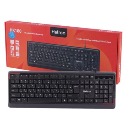کیبورد سیم دار هترون مدل Hatron HK180 - فروش ویژه | فروشگاه اینترنتی بلوری