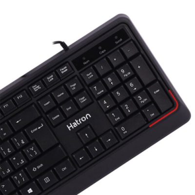 کیبورد سیم دار هترون مدل Hatron HK180 - اورجینال | فروشگاه اینترنتی بلوری