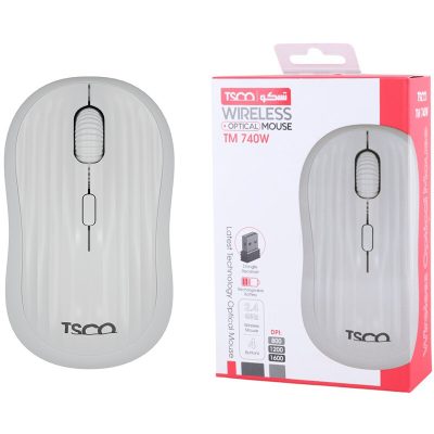 و  موس بی سیم تسکو TM 740W - تخفیف دار | فروشگاه اینترنتی بلوری