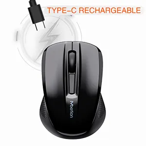 موس کوچک شارژی ماوس بی‌سیم MINI (2.4G + بلوتوث، شارژ USB-C، همراه با کیف حمل) - گارانتی دار | فروشگاه اینترنتی بلوری